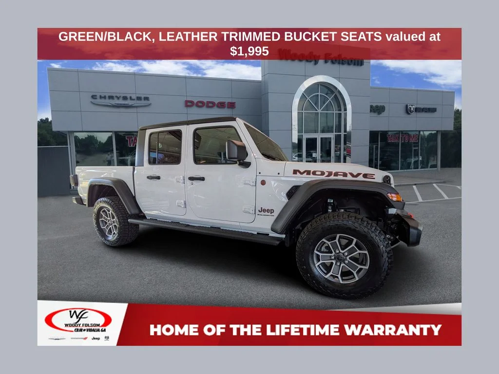 New 2026 Bright White Clear-Coat Exterior Paint Jeep Mojave image 1