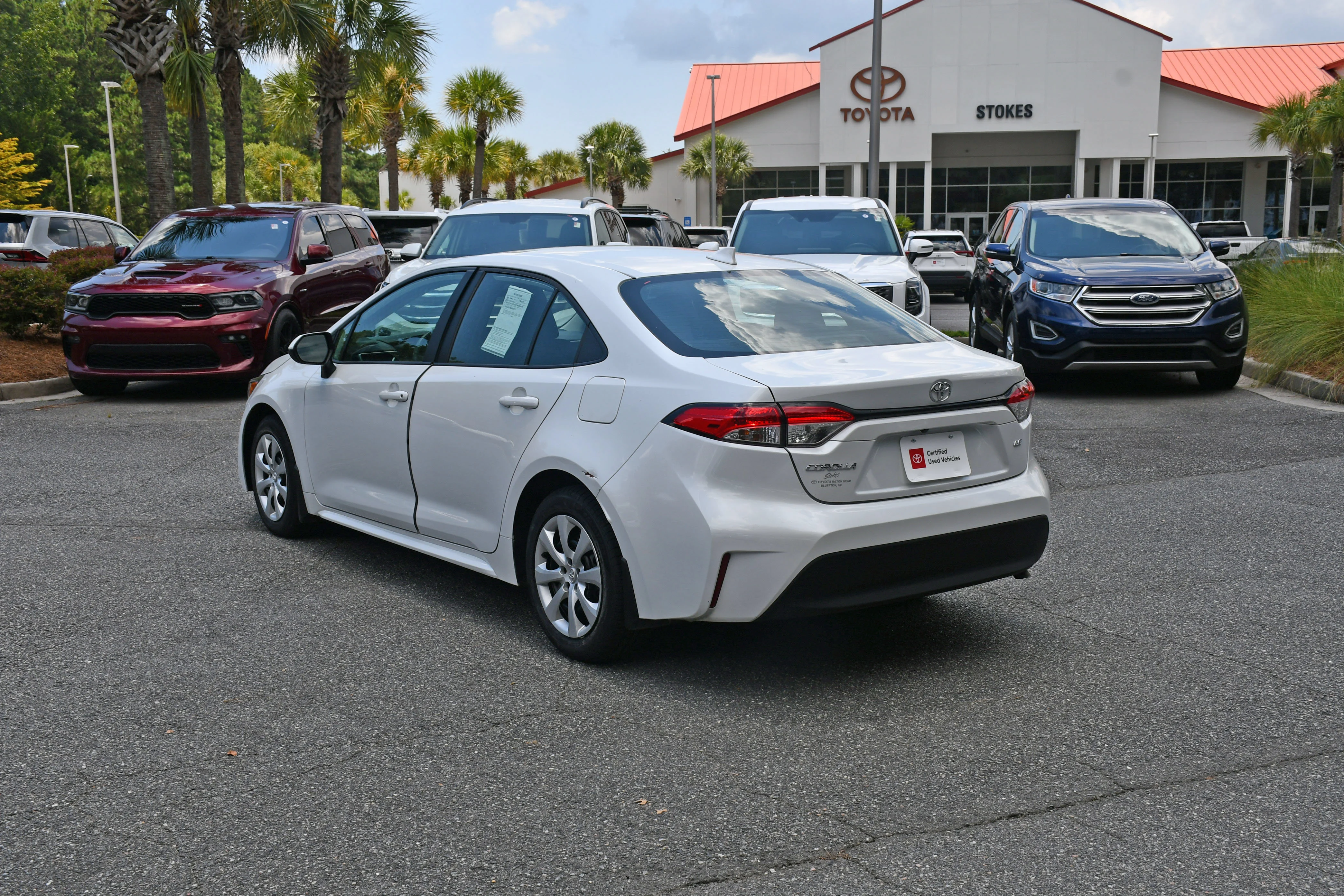 Certified Used 2025 Beige Toyota LE image 3