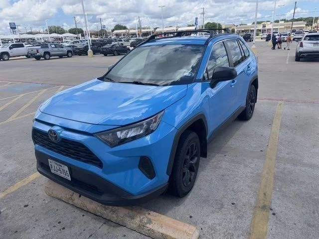Used 2021 Blue Toyota LE image 2
