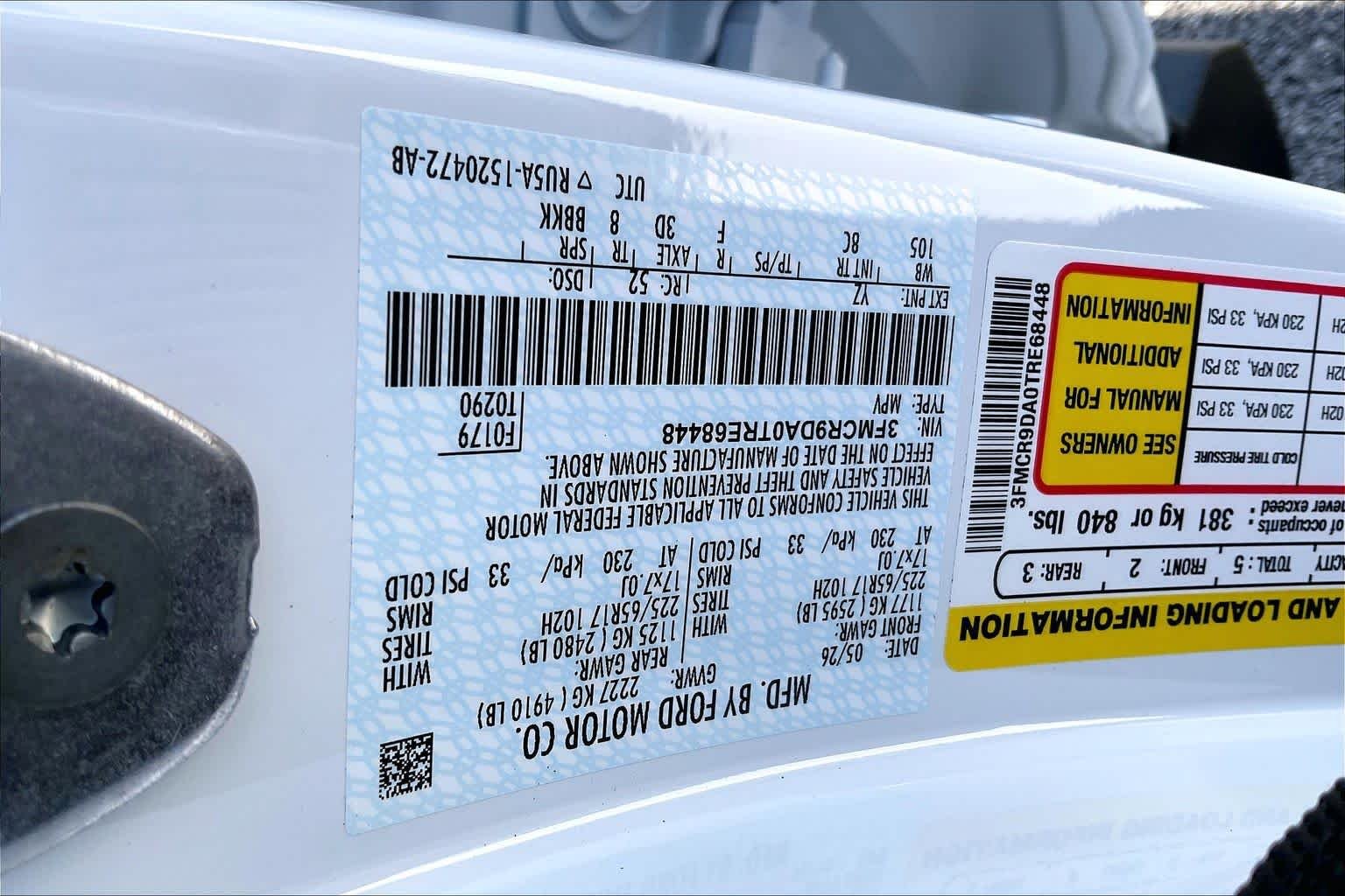 New 2026 Oxford White Ford Badlands® image 18