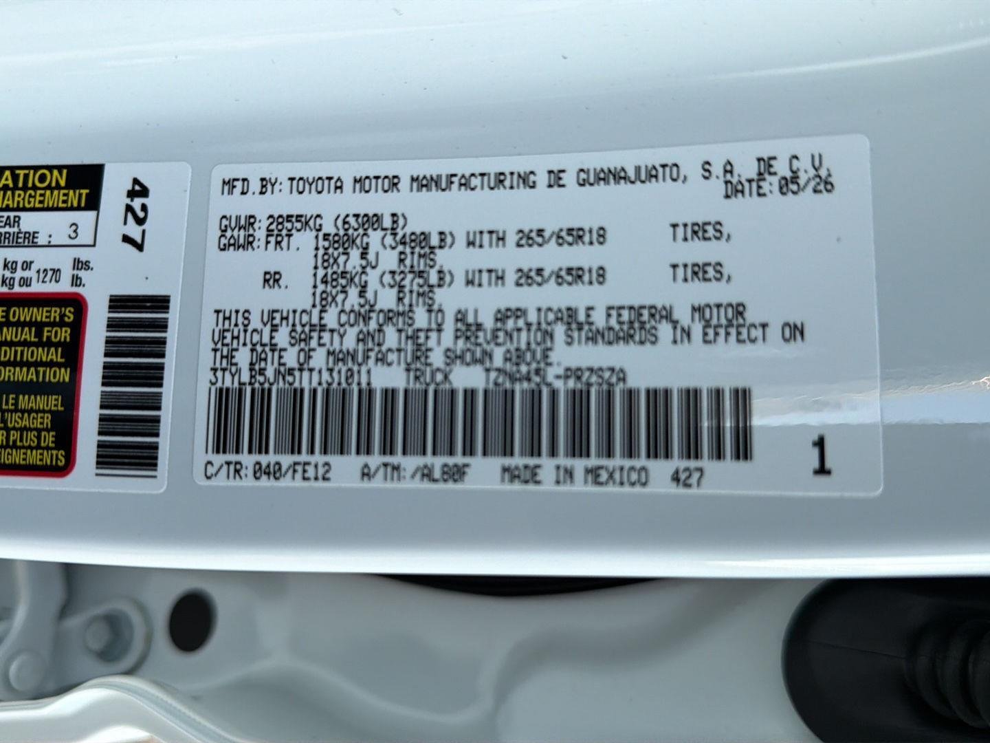 New 2026 Ice Cap Toyota TRD Sport image 34