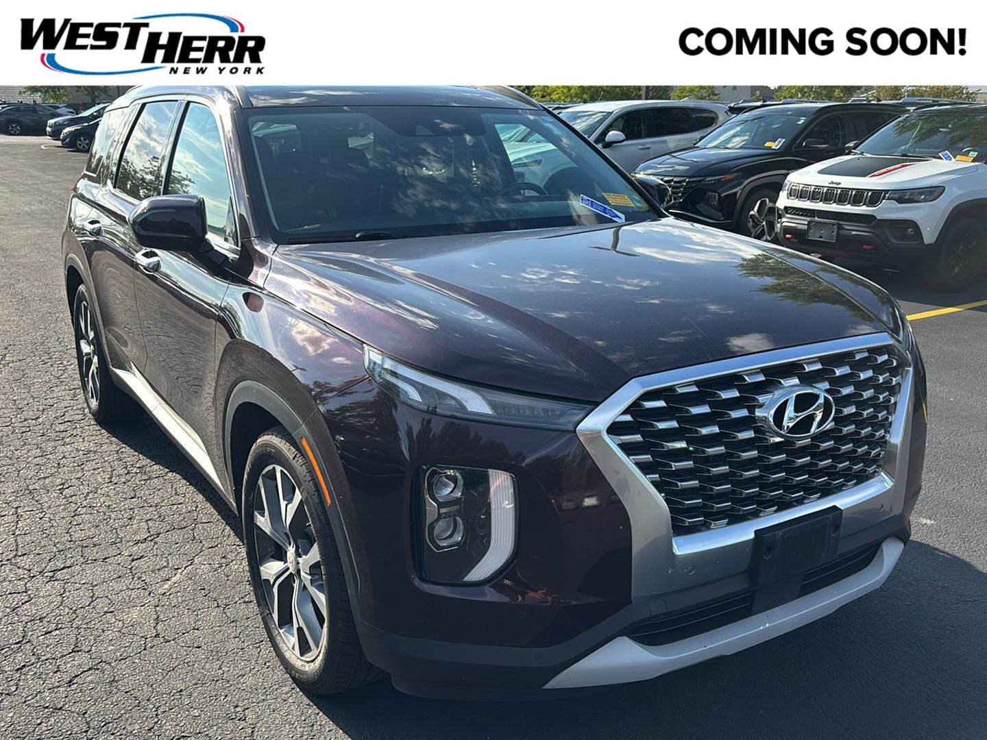 Used 2020 Sierra Burgundy Hyundai SEL image 1