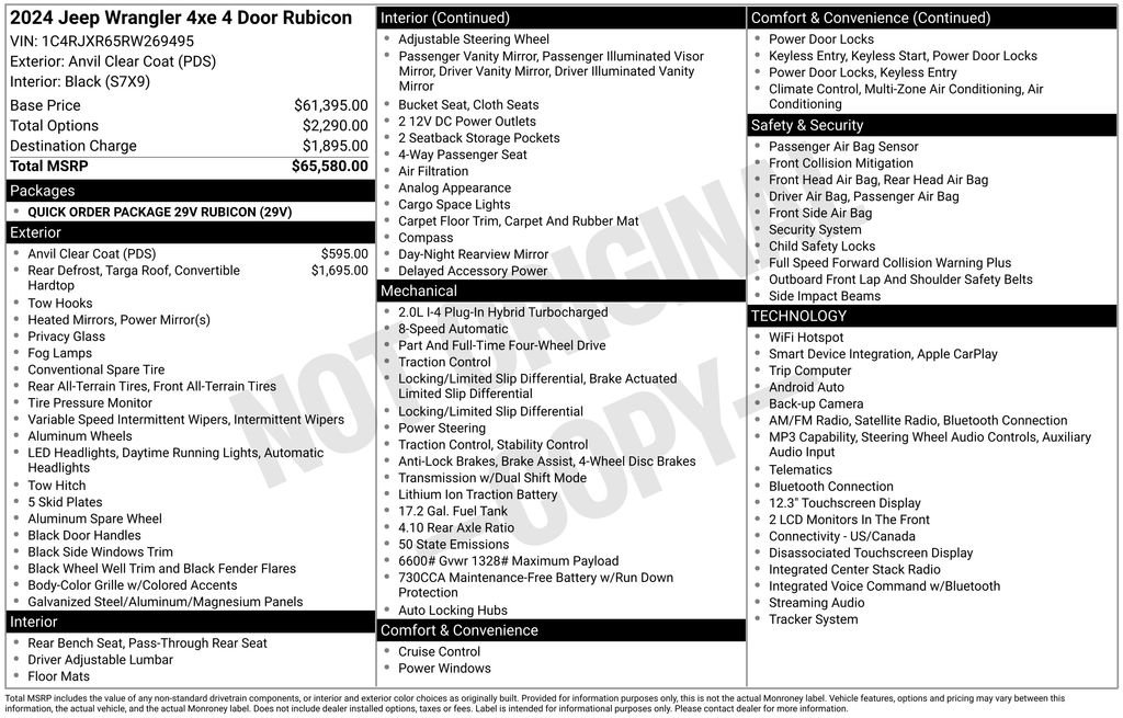 2024 Jeep Wrangler 4xe Rubicon 4XE - Photo 30