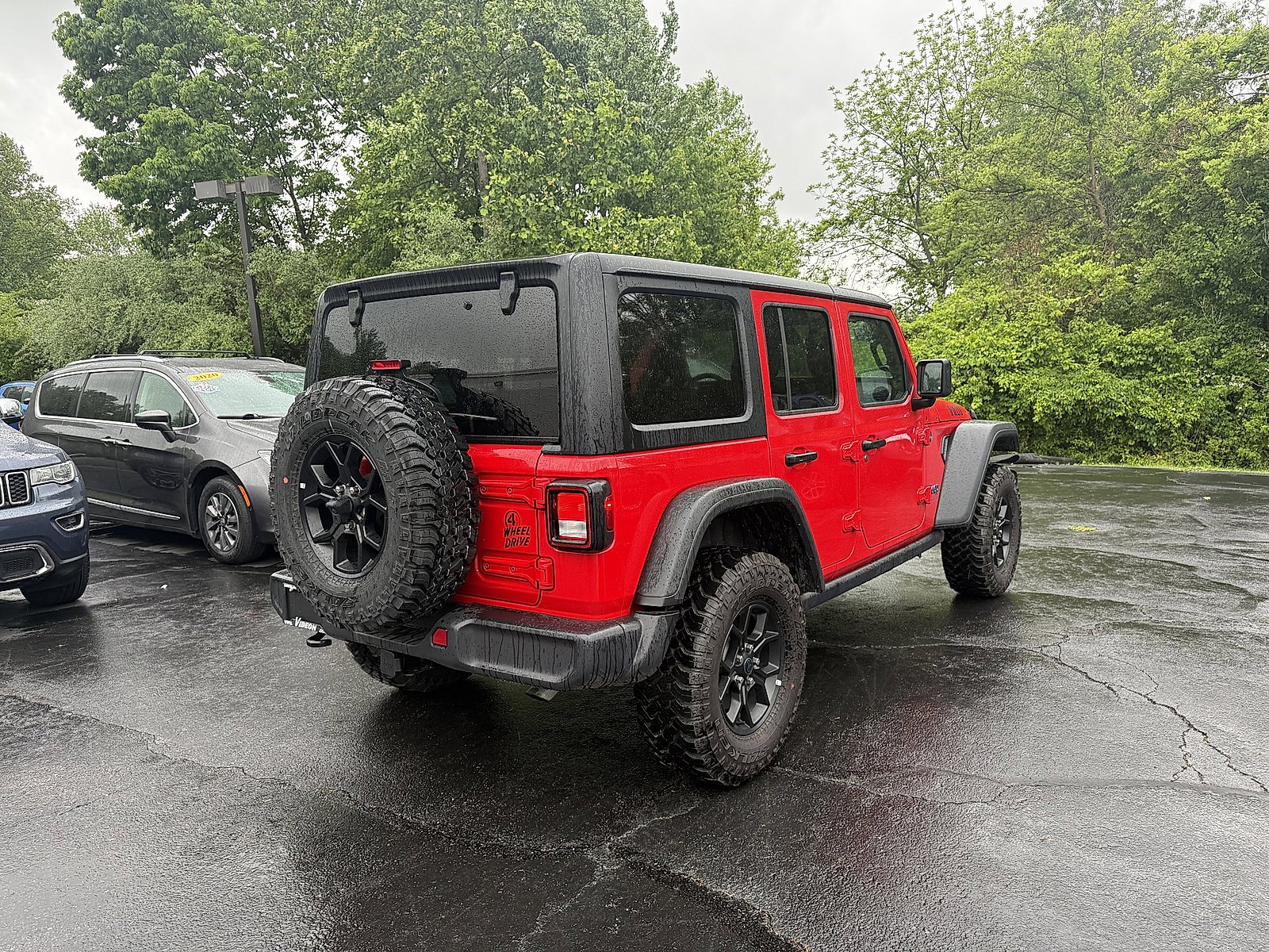 Certified Used 2025 Firecracker Red Clearcoat Jeep Willys image 6