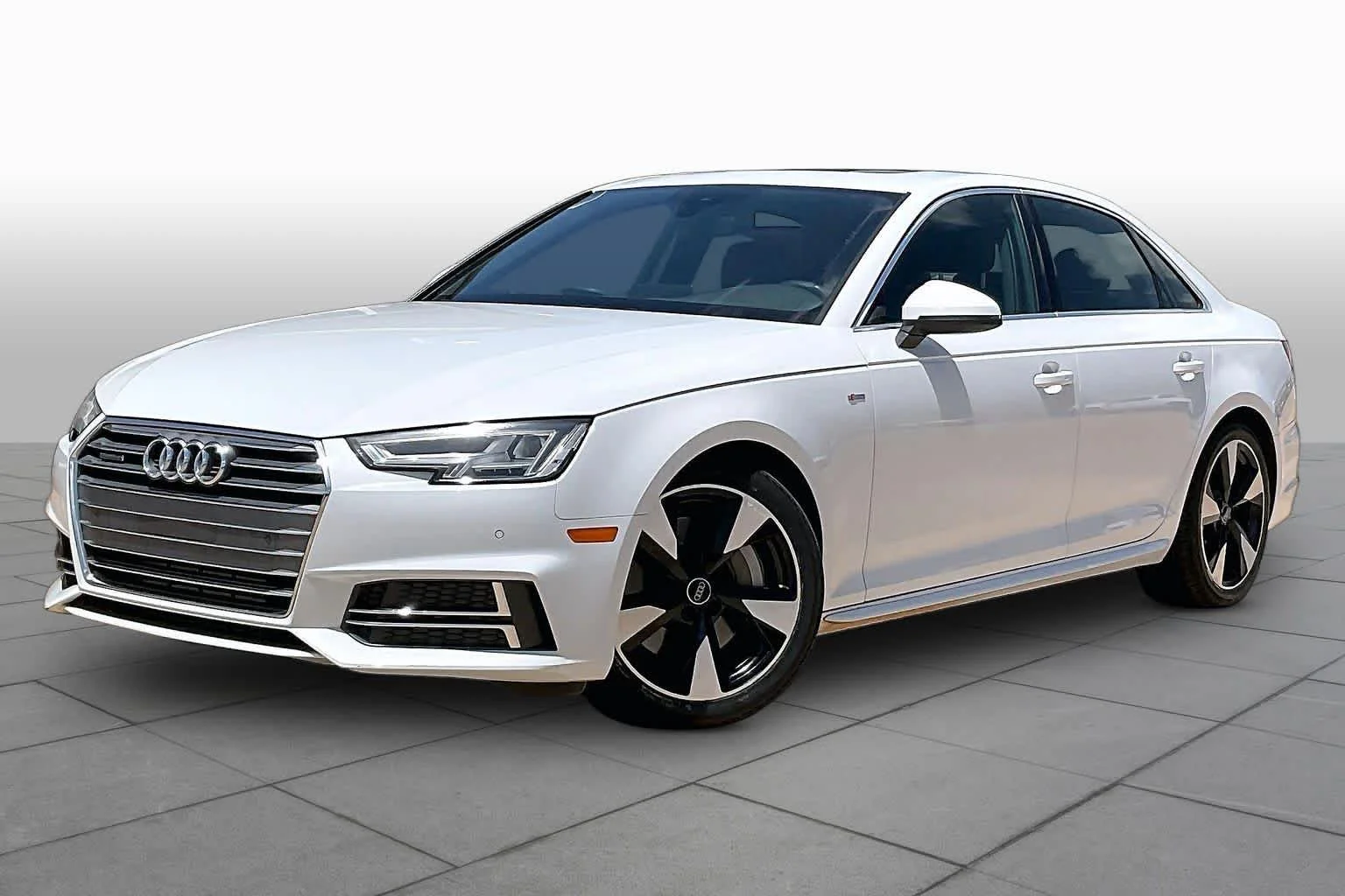 Used 2017 Glacier White Metallic Audi Premium Plus image 3