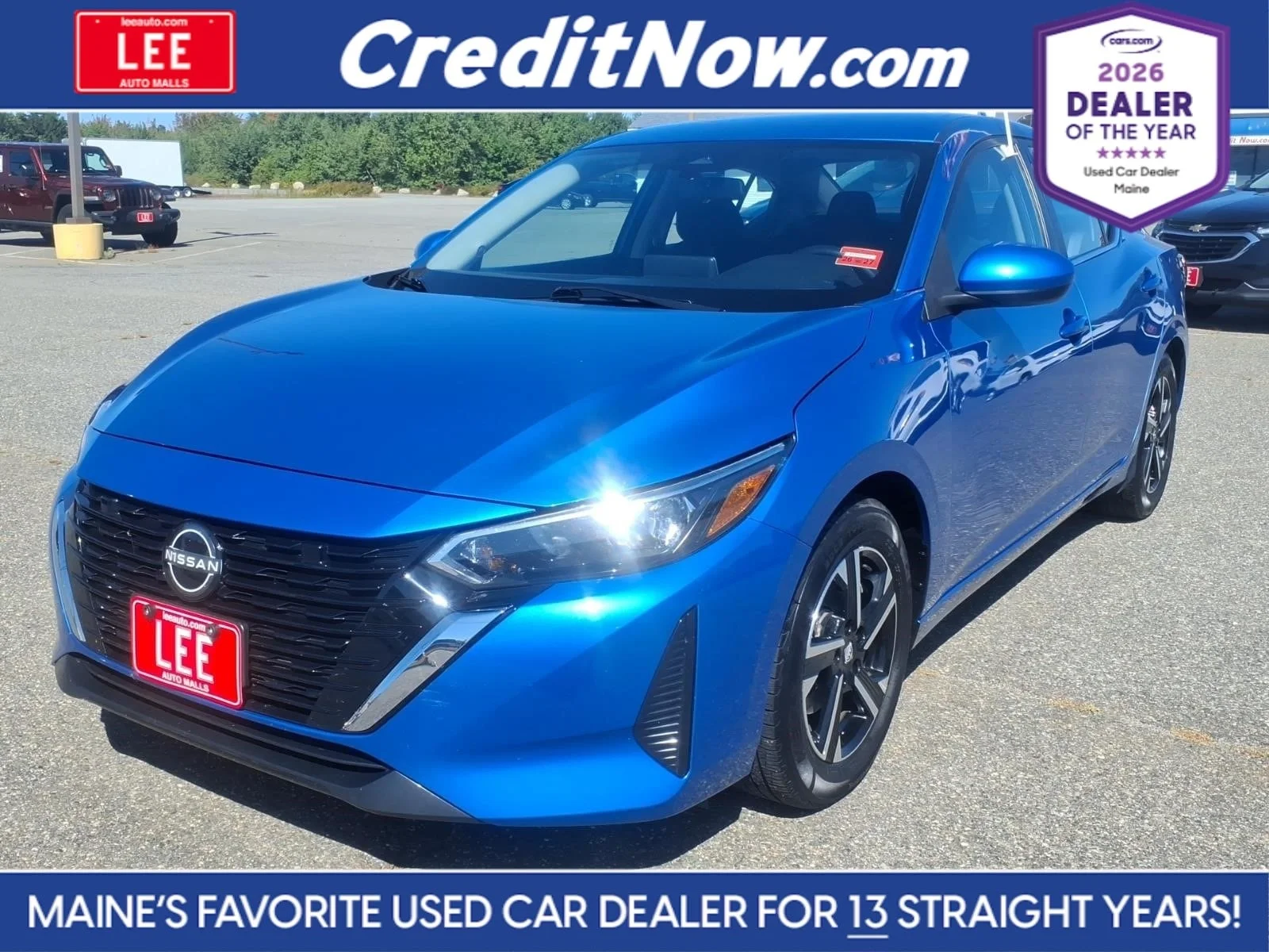 Used 2025 Electric Blue Metallic Nissan SV image 1