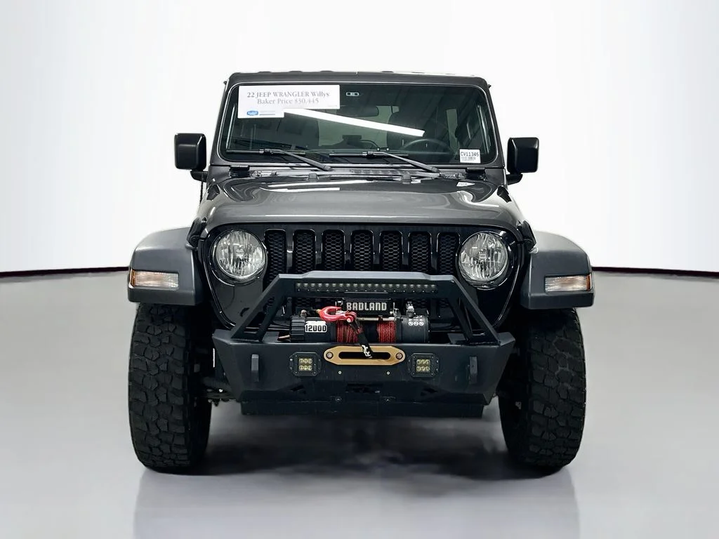 Used 2022 Gray Jeep Unlimited Willys image 6