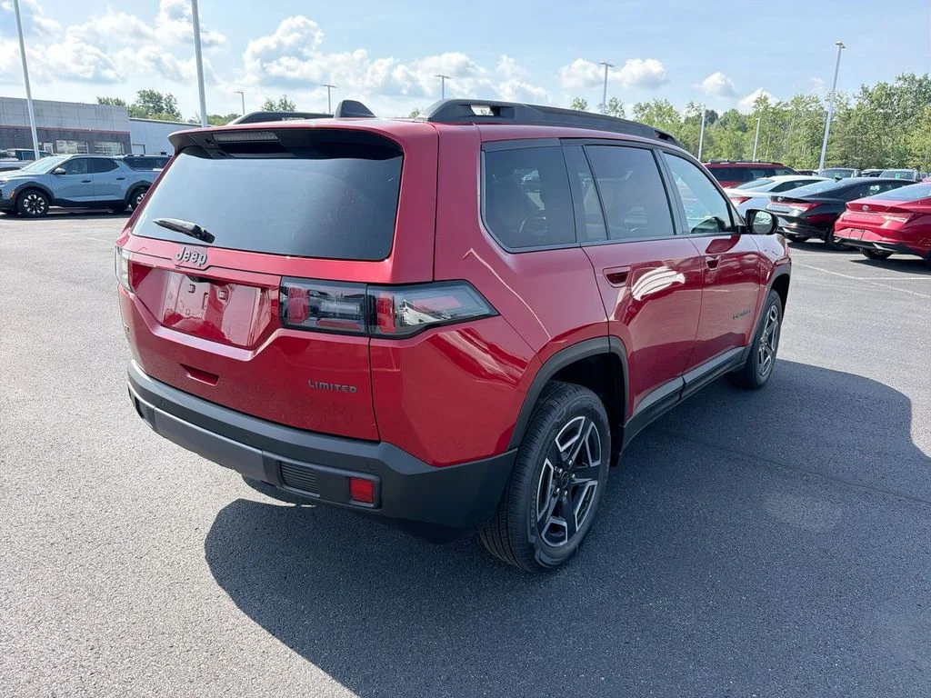 New 2026 Red Hot Pearl-Coat Exterior Paint Jeep Limited image 8