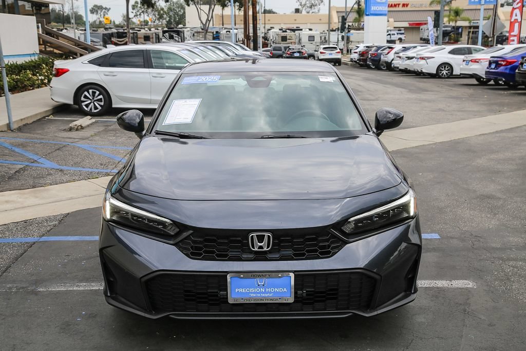 Certified Used 2025 Meteorite Gray Metallic Honda 4D SPORT image 29