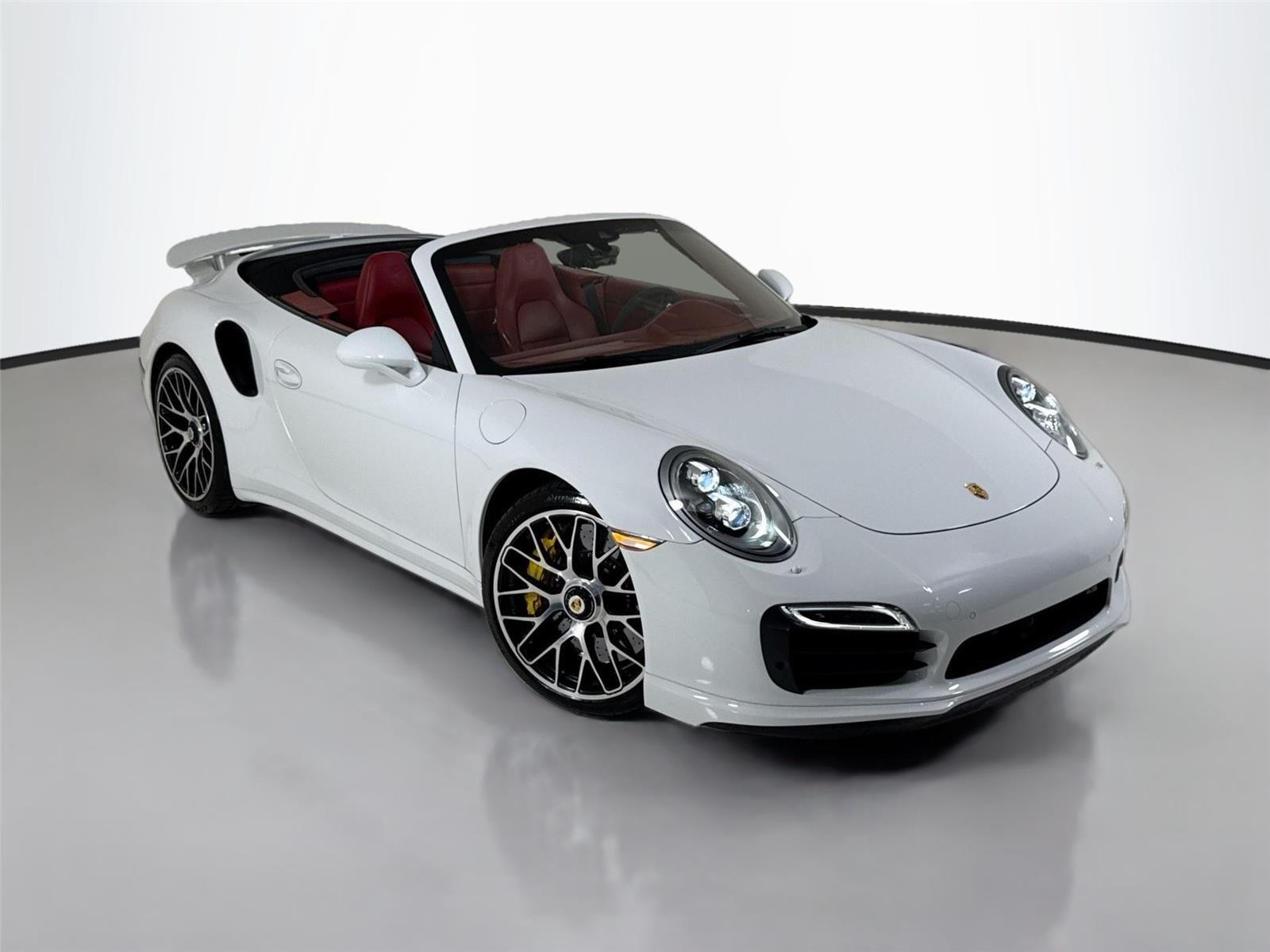 Used 2015 White Porsche Turbo S Cab image 46