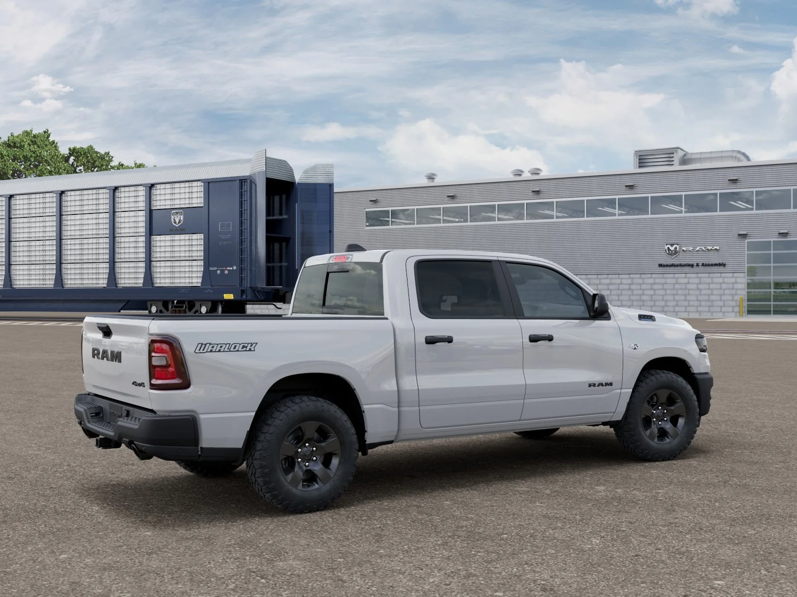 New 2026 Bright White Clear-Coat Exterior Paint RAM  image 4