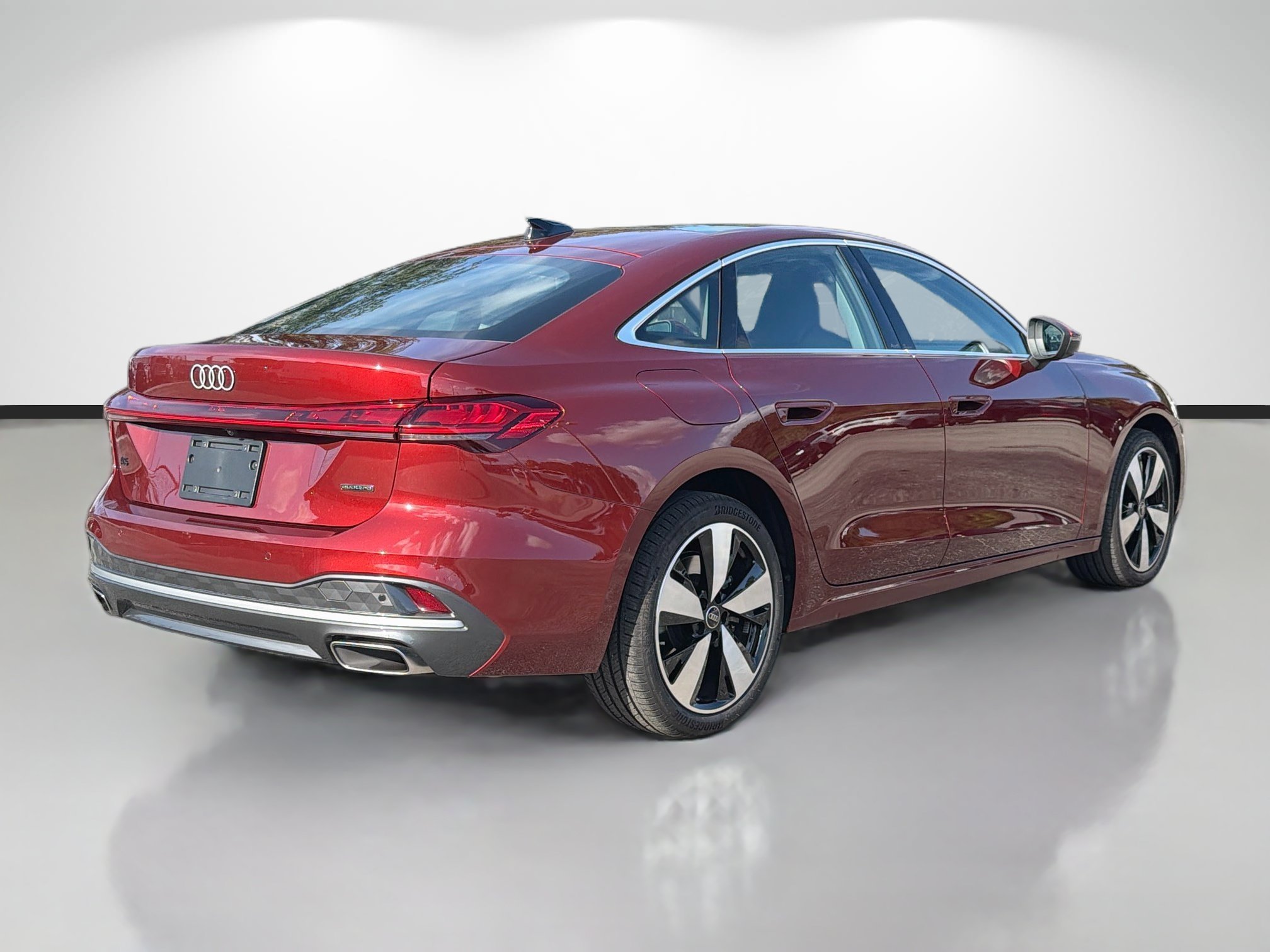 Certified Used 2025 Red Metallic Audi Prestige image 3