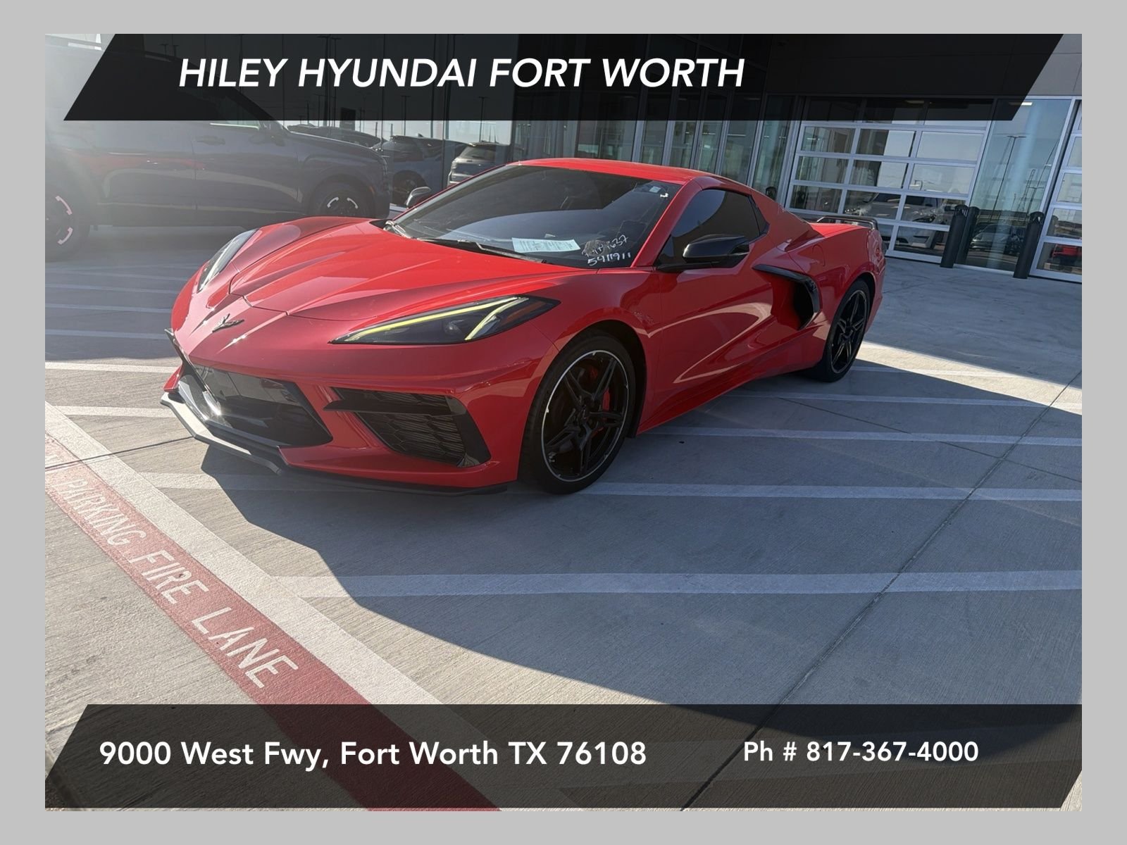 Used 2021 Torch Red Chevrolet Stingray image 1