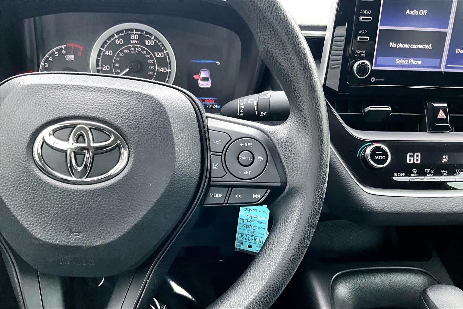 Used 2021 Super White Toyota LE image 25