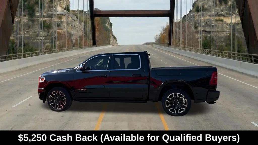 New 2026 Diamond Black Crystal Pearl-Coat Exterior Paint RAM Limited image 5