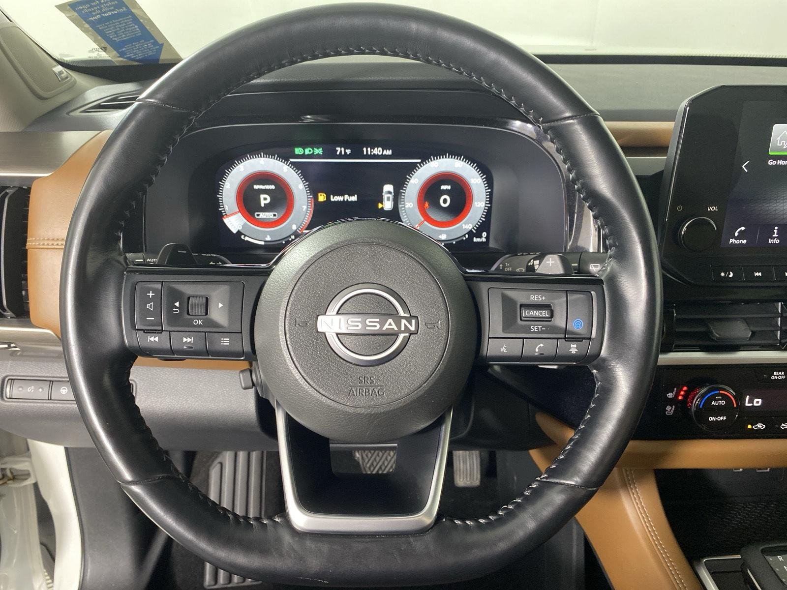 Used 2022 Pearl White Tricoat/Super Black Nissan Platinum image 15