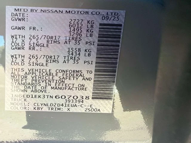 2026 Nissan Frontier PRO-4X - Photo 27
