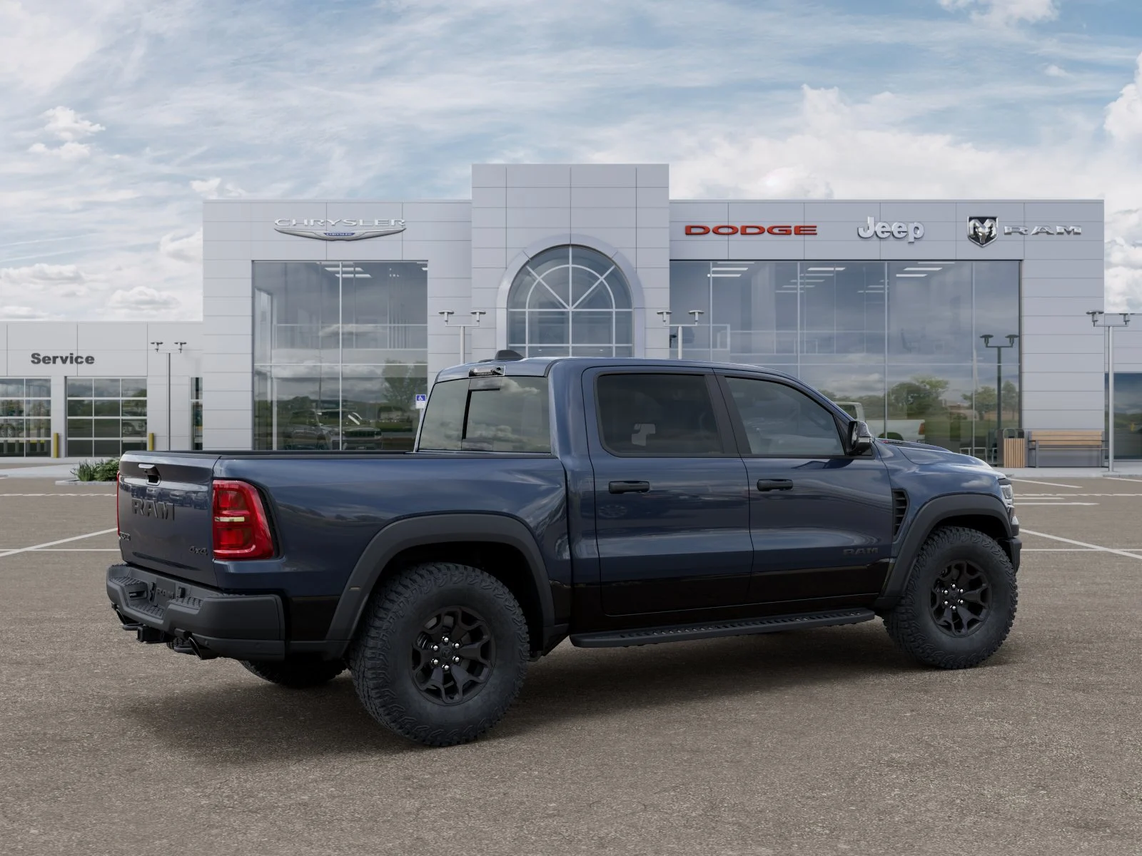 New 2026 Forged Blue Metallic Exterior Paint RAM RHO image 34