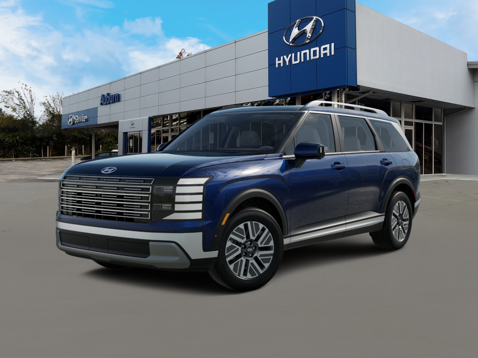 New 2026 Blue Hyundai Blue SEL Premium 8P image 2