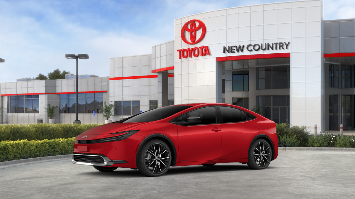 New 2026 Supersonic Red Toyota XLE AWD image 2