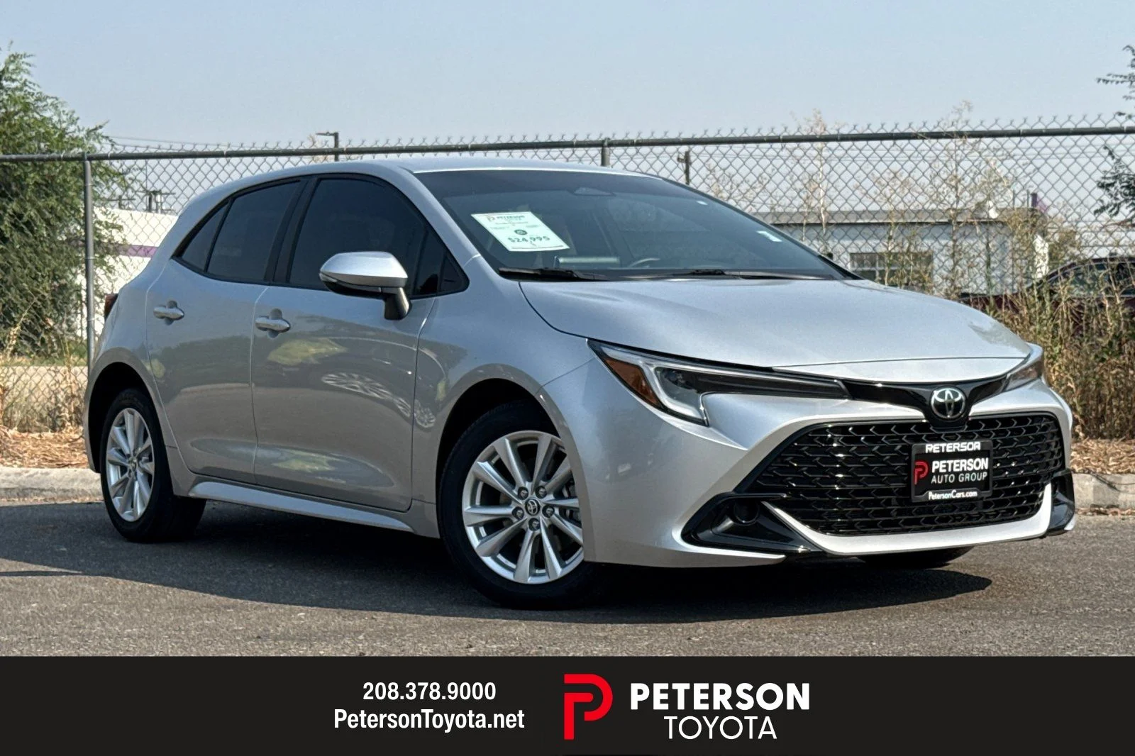 Used 2024 Silver Toyota SE image 1