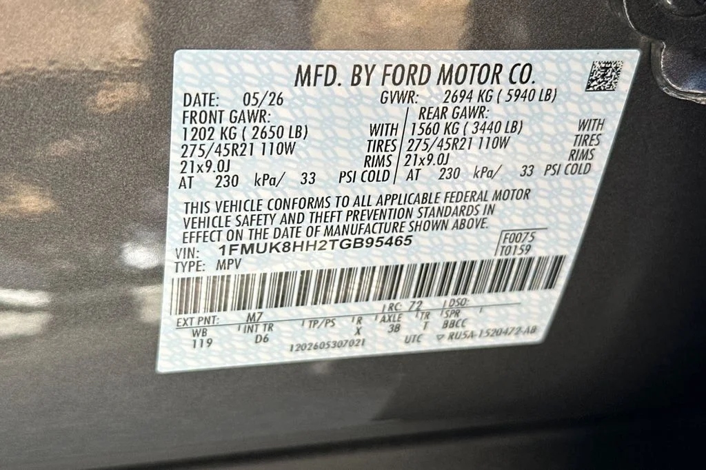 New 2026 Gray Metallic Ford Platinum™ image 30