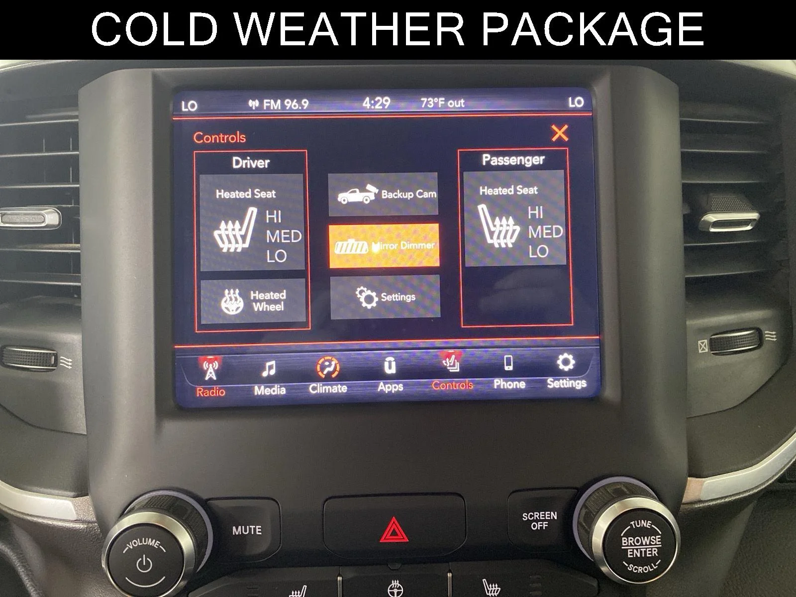 Used 2019 Diamond Black Crystal Pearlcoat Ram Big Horn image 7
