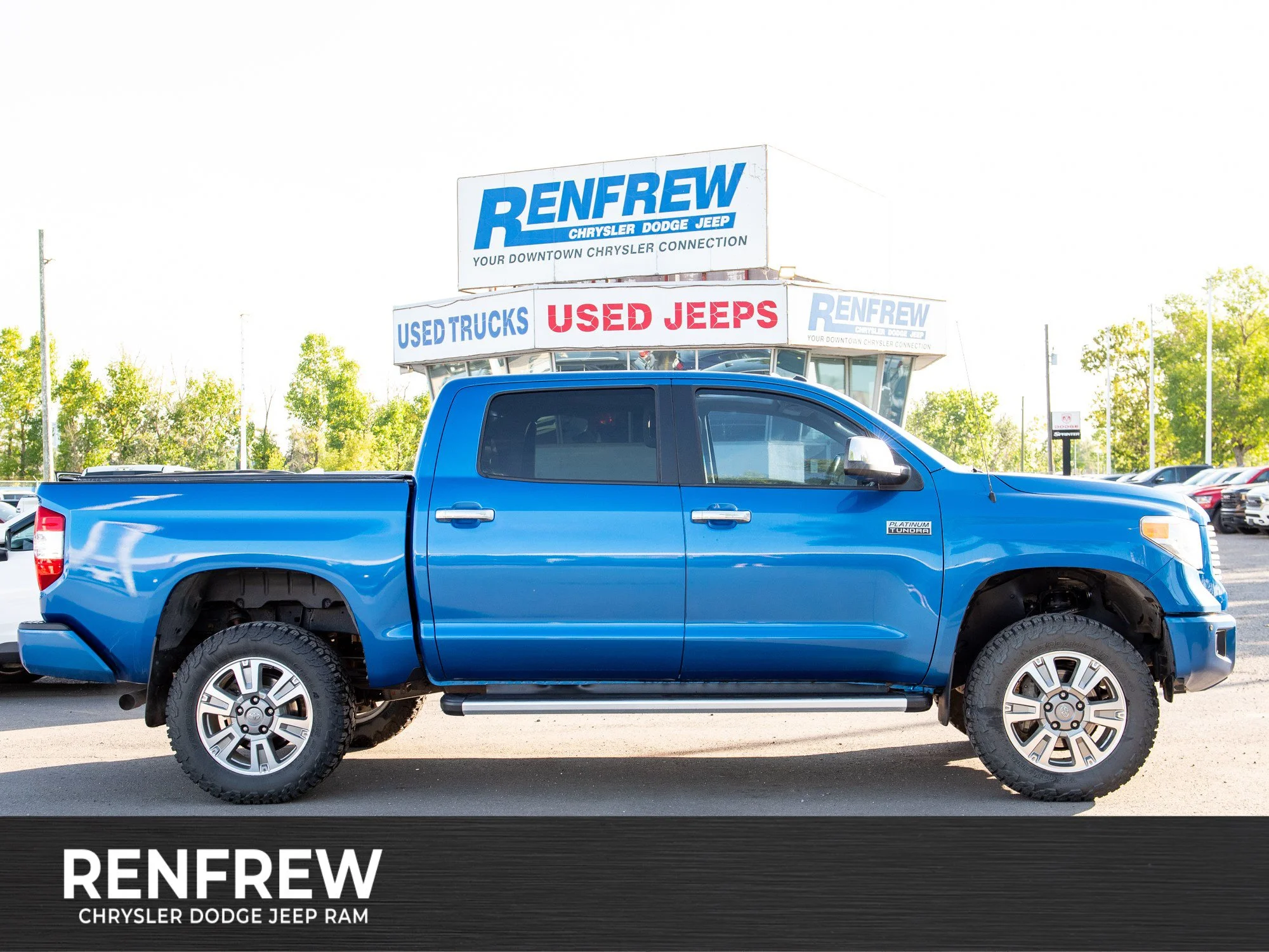 Used 2016 Blue Toyota Platinum* | Crew Max | image 1
