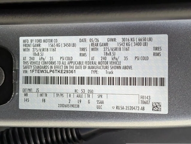 New 2026 Iconic Silver Metallic Ford XLT image 57