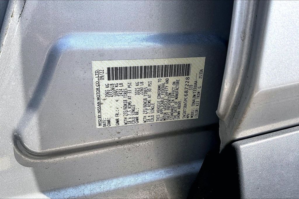 Used 2023 Silver Nissan SV image 36
