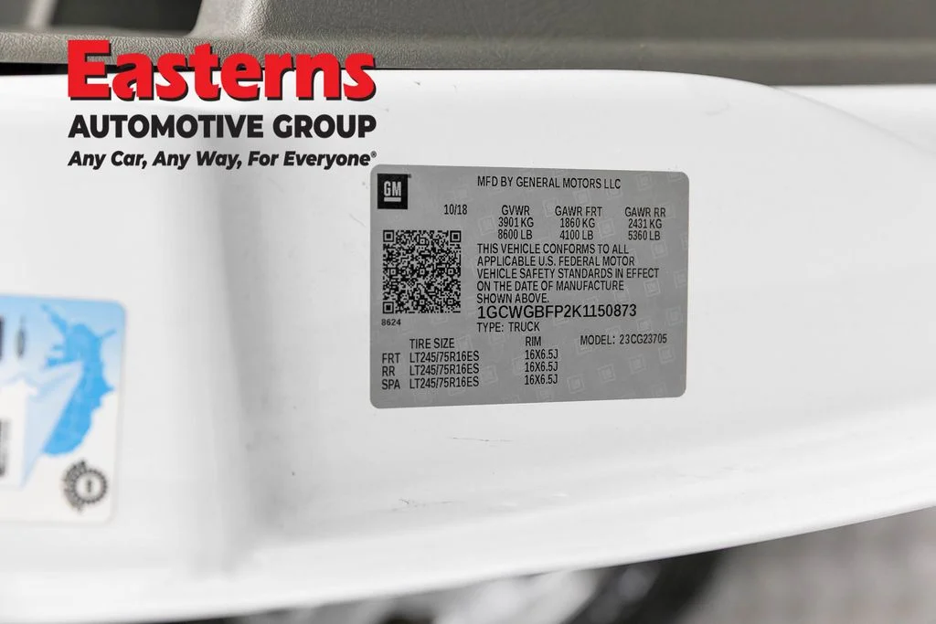 Used 2019 White Chevrolet Work Van image 31