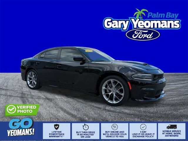 Used 2022 Pitch Black Clearcoat Dodge GT image 1