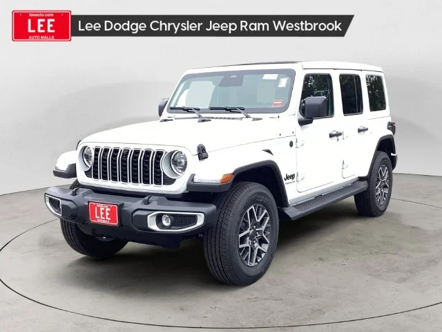 New 2026 Bright White Clearcoat Jeep 4-DOOR SAHARA image 1