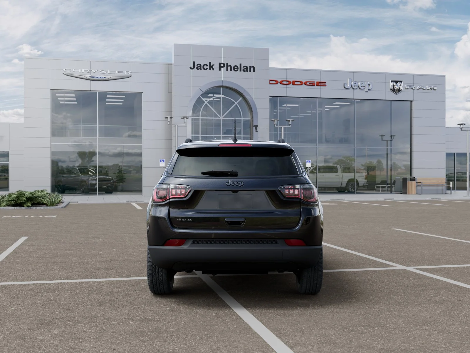 New 2026 Diamond Black Crystal Pearl-Coat Exterior Paint Jeep Latitude image 7