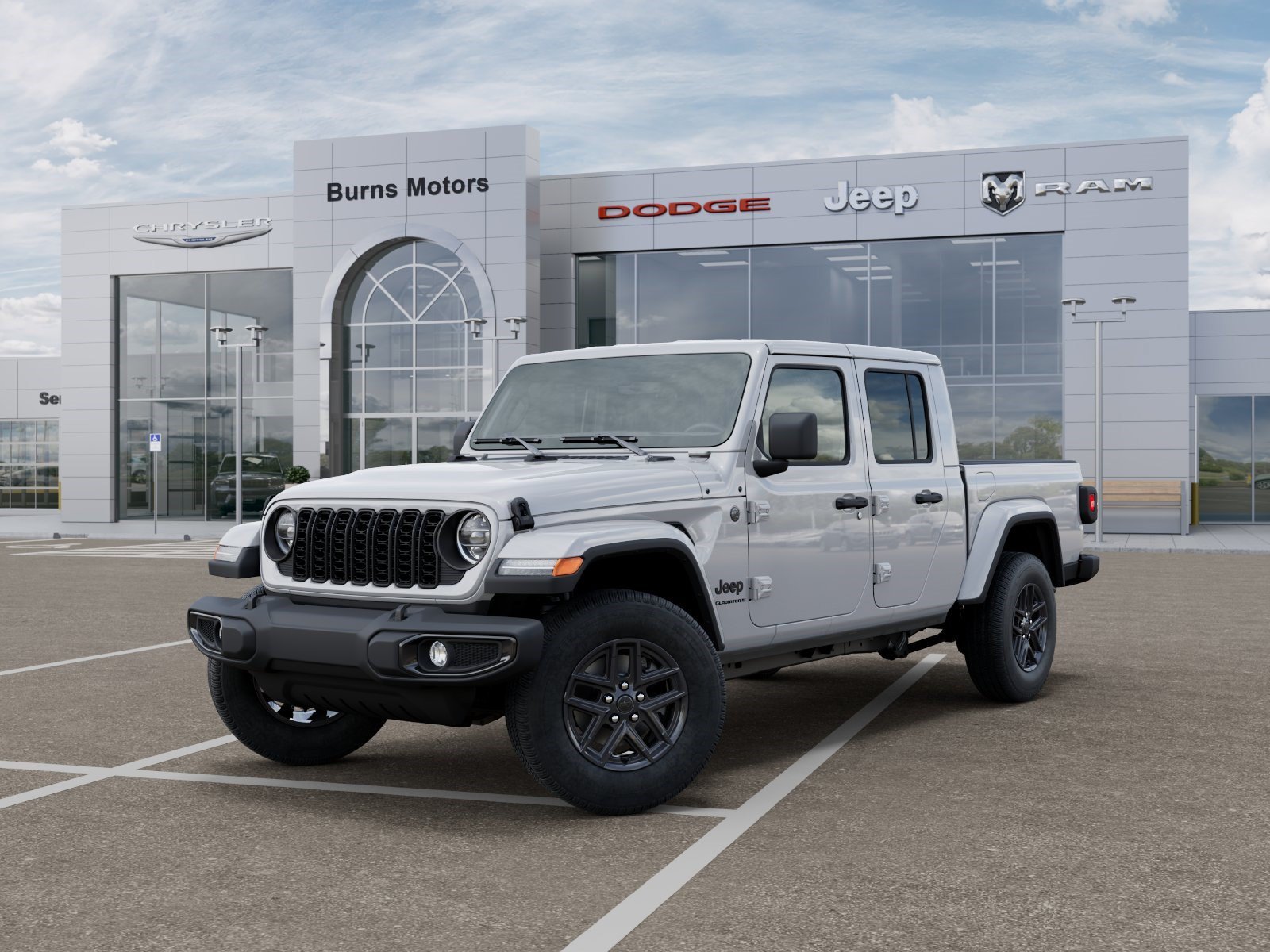 New 2026 Bright White Clearcoat Jeep Sport S Dark Sky image 1