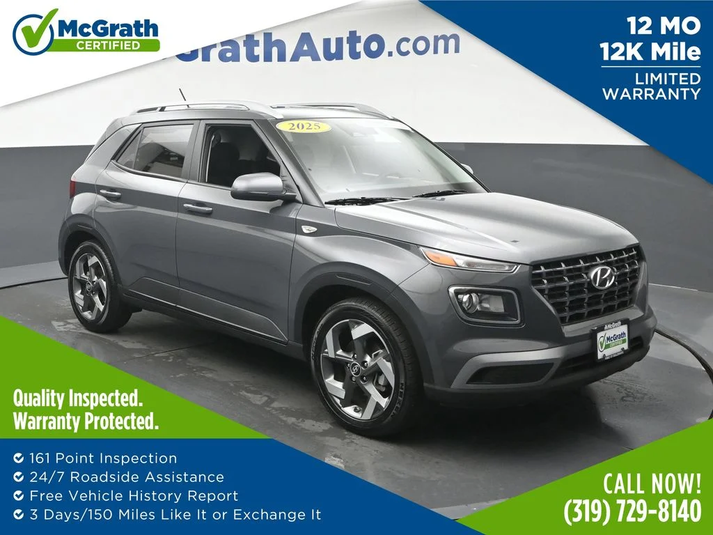 Certified Used 2025 Gray Hyundai SEL image 1