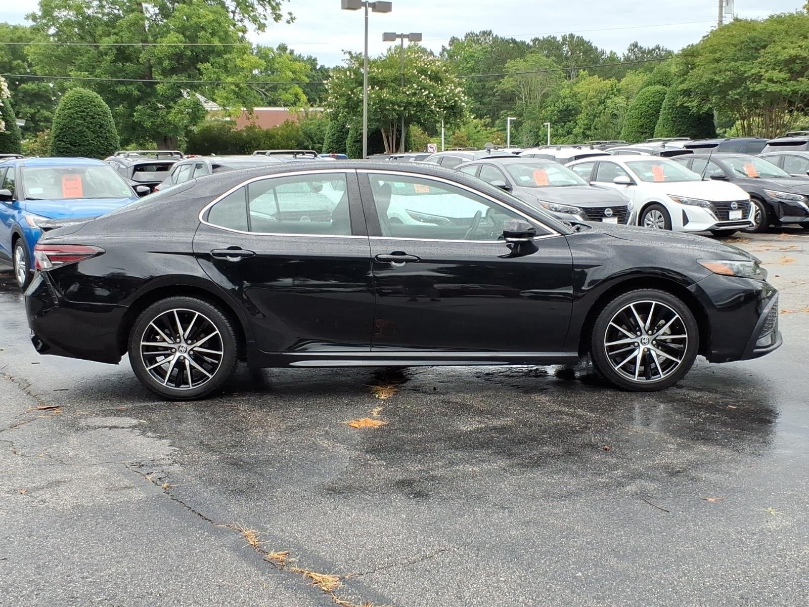 Used 2024 Midnight Black Metallic Toyota SE image 6