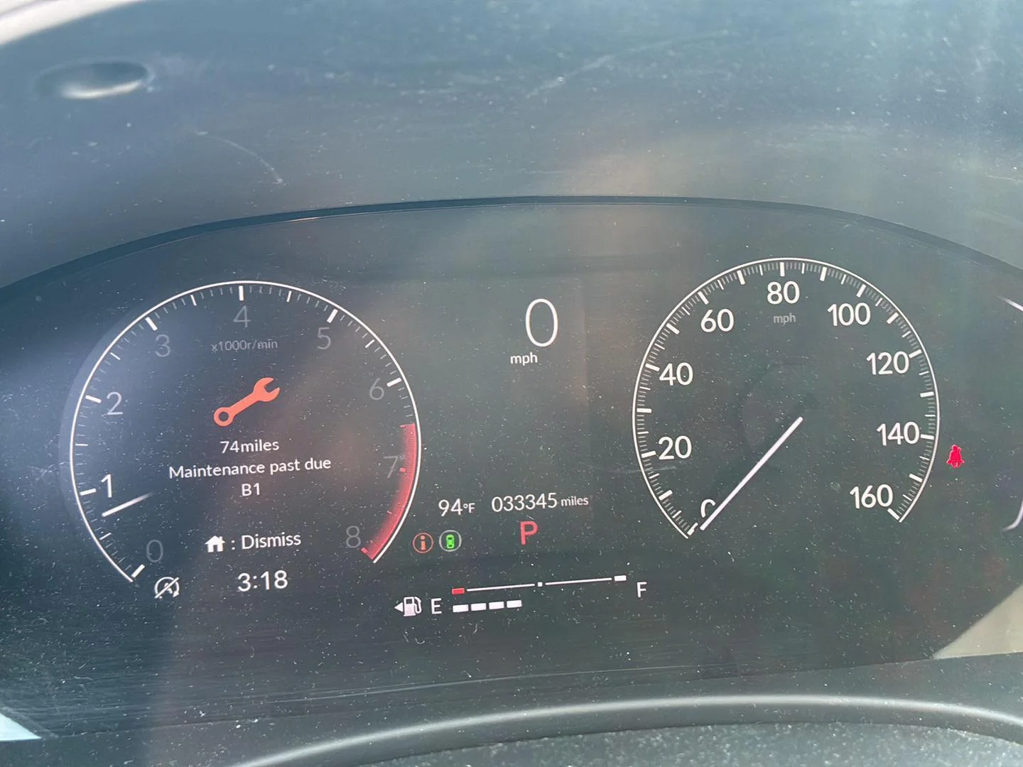 Used 2024 Meteorite Gray Metallic Honda EX image 2
