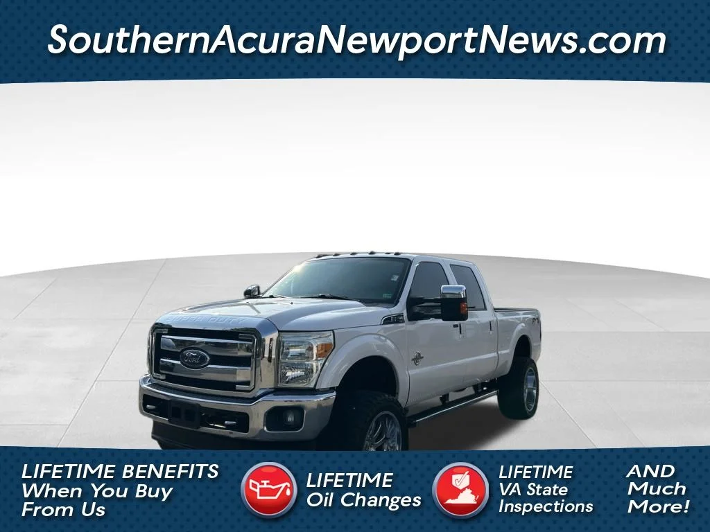 Used 2015 White Ford Lariat image 1