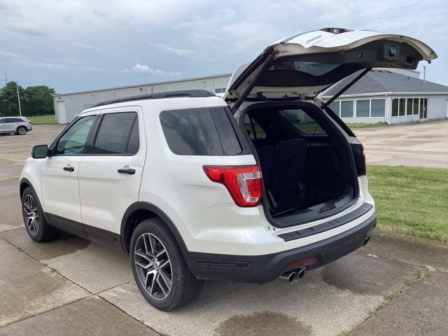 Used 2019 White Platinum Clearcoat Metallic Ford Sport image 15