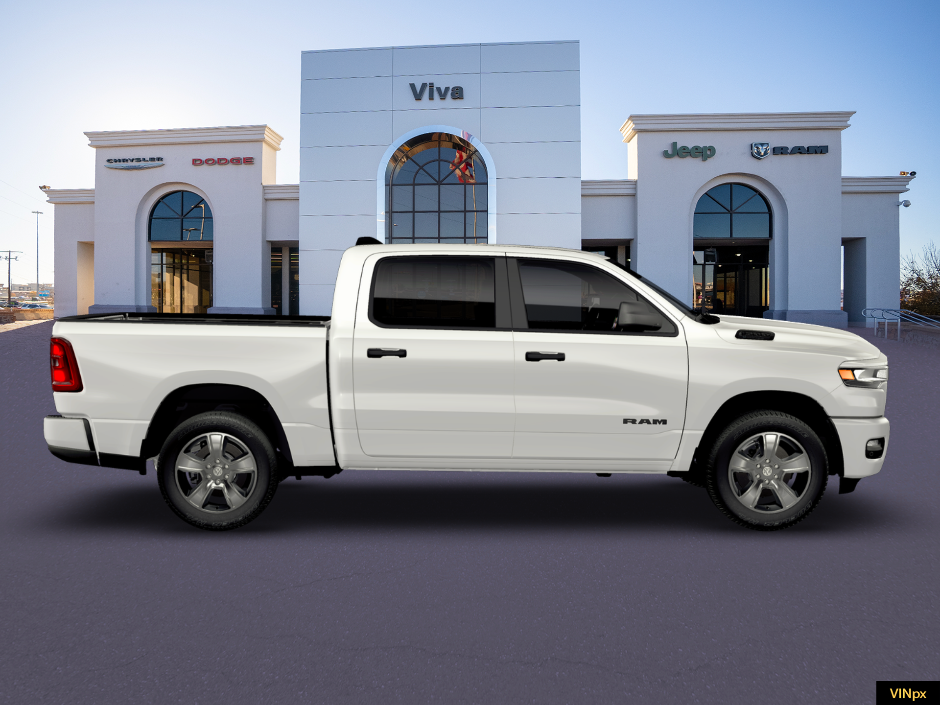 New 2026 Bright White Clear-Coat Exterior Paint RAM  image 21