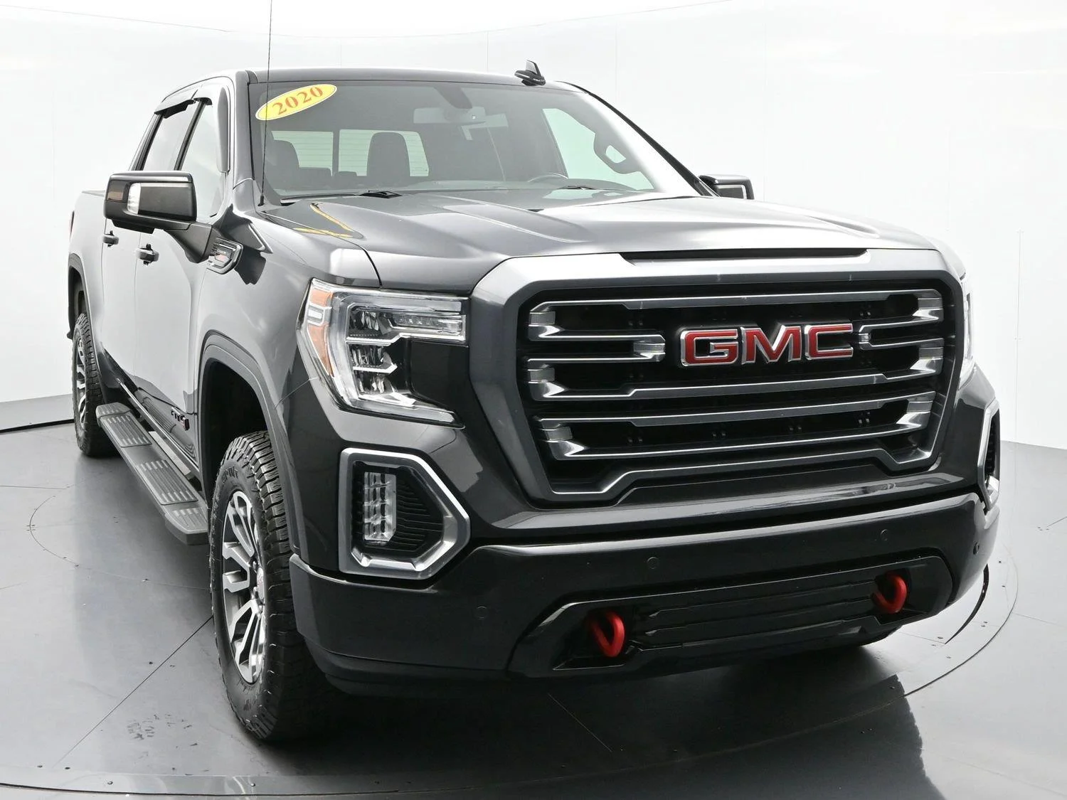 Used 2020 CARBON BLACK METALLIC GMC AT4 image 2