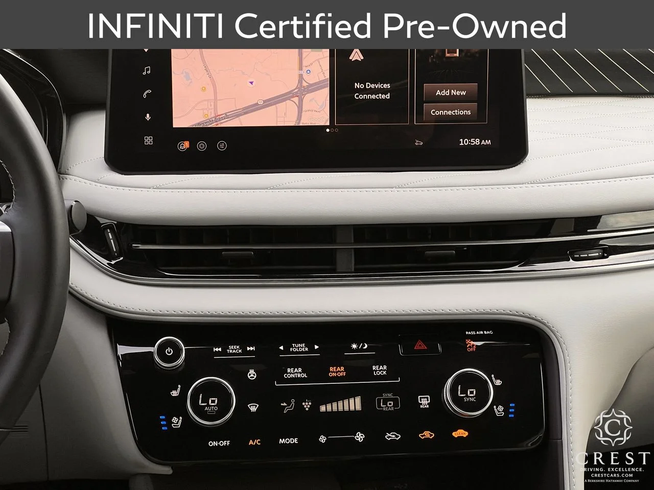 Certified Used 2027 Radiant White Black Obsidian INFINITI AUTOGRAPH image 18
