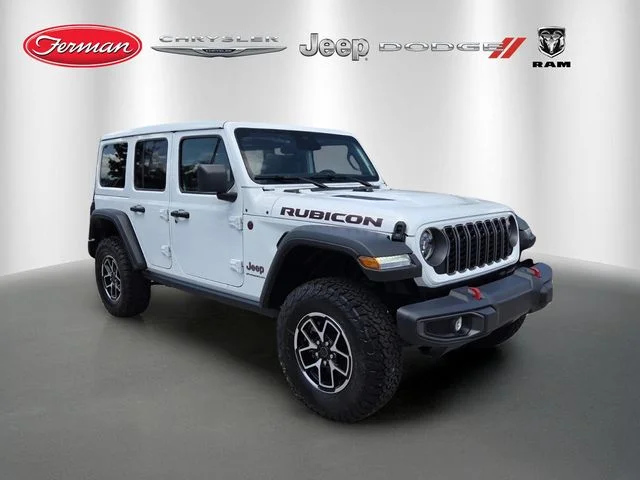 New 2026 Bright White Clear-Coat Exterior Paint Jeep Rubicon image 1