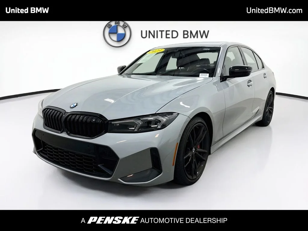 Used 2023 Gray Metallic BMW 330i image 1