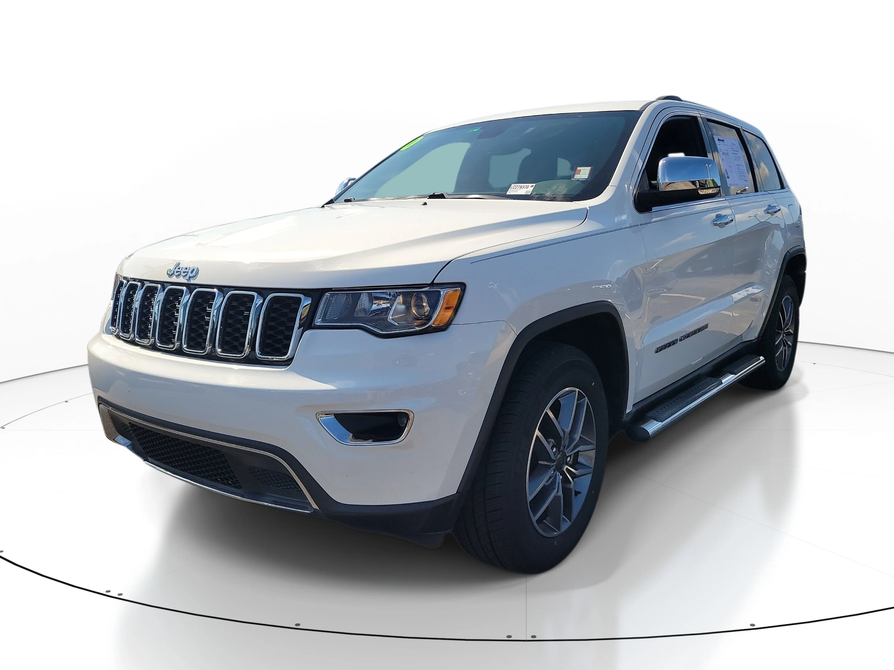 Used 2020 Bright White Clearcoat Jeep Limited image 3
