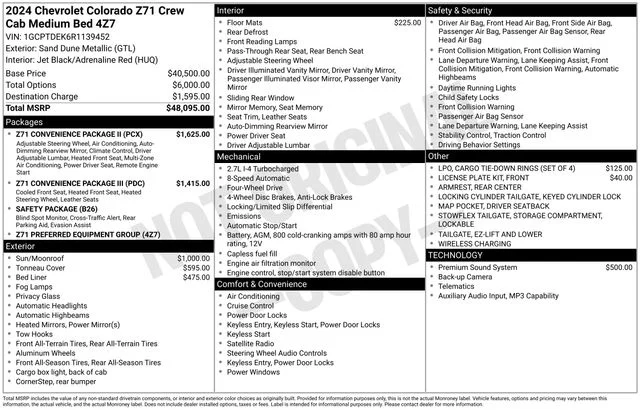 Used 2024 Beige Chevrolet Z71 image 28