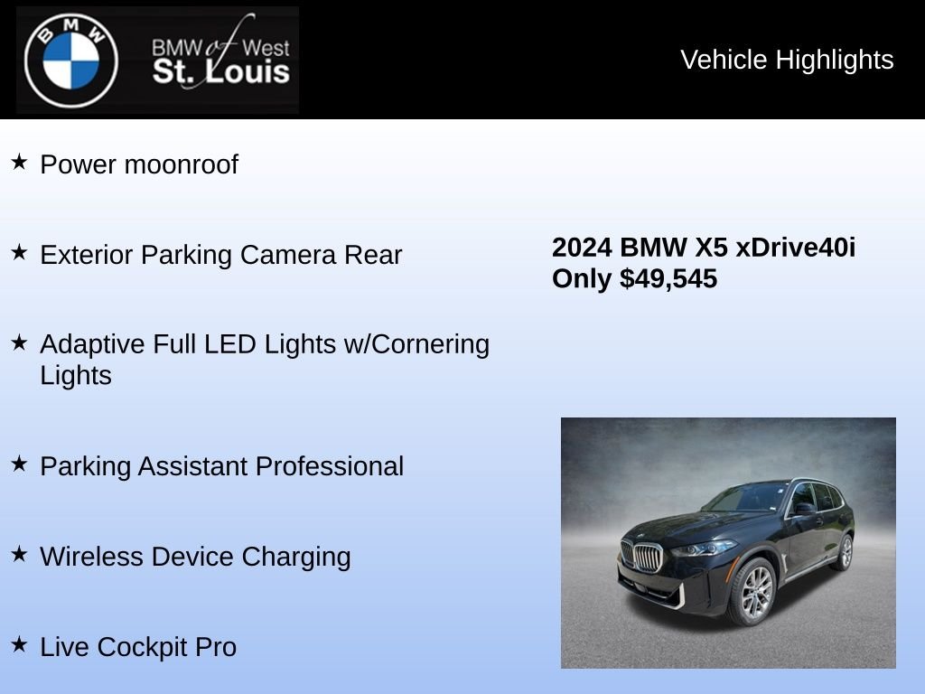 Used 2024 Black BMW xDrive40i image 16