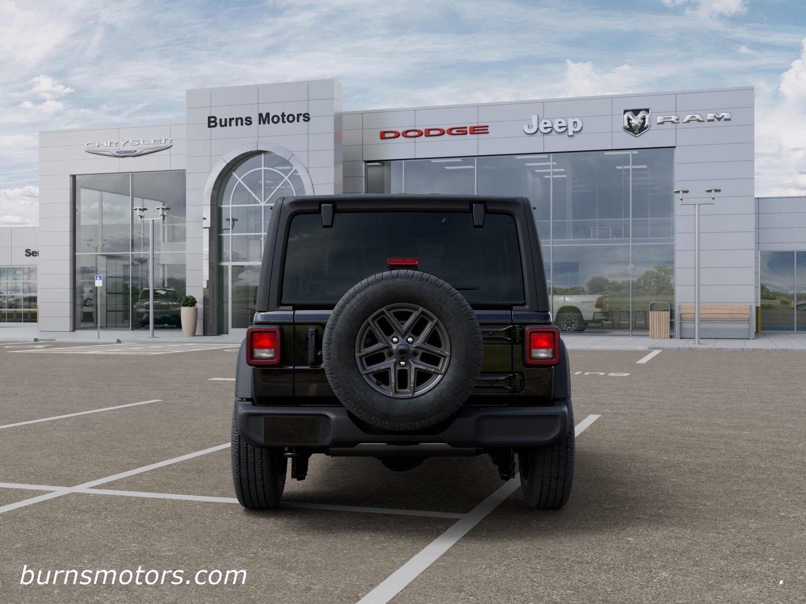 New 2026 Black Clear-Coat Exterior Paint Jeep Sport 4-Door image 7