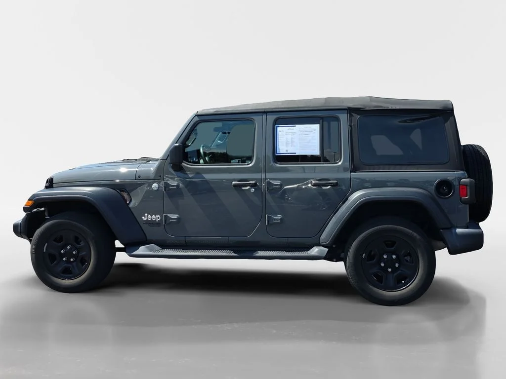 Used 2021 Sting-Gray Clearcoat Jeep Unlimited Sport image 7